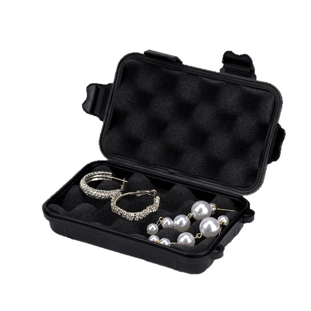 Waterproof Tool Box Car Portable Safe Built-in Sponge Cushion Storage Box Key Valuables Storage Box Anti-theft Safe