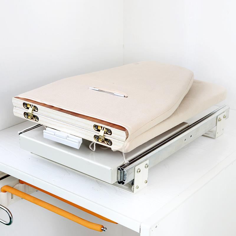 Foldable Ironing Board, Cabinet Mount, Push-Pull Sturdy Metal Frame 80x29.5cm