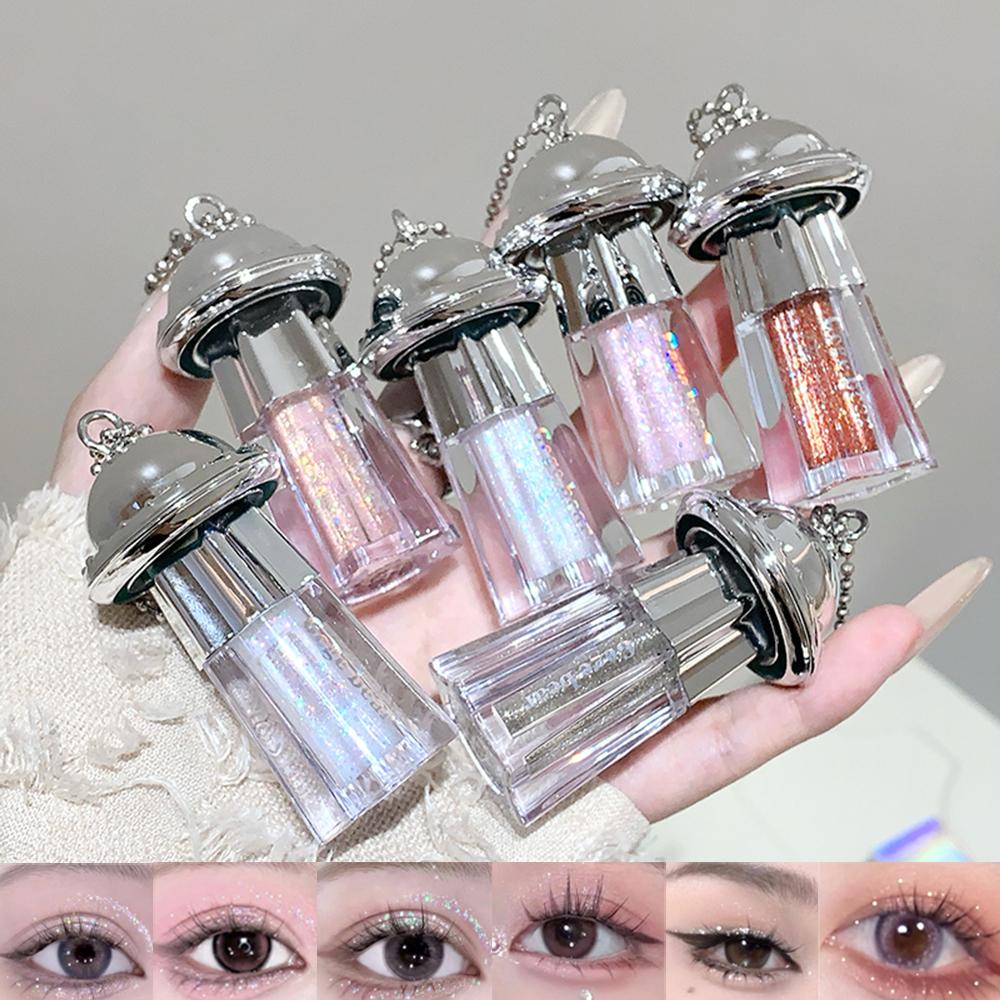 UFO Pendant Shiny Eyeshadow Liquid Gege Bear  Pearlescent Fine Shimmer Brightening Anti-makeup Liquid Eyeshadow