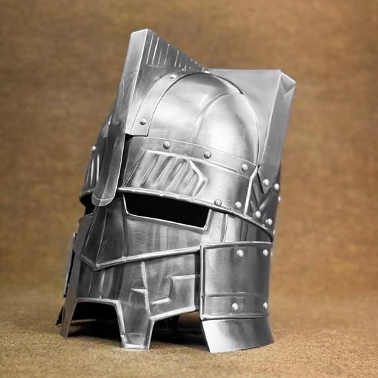 Moria Dwarven Warrior Helmet LOTR-Inspired Medieval Armor for LARP, Cosplay, Knight Costumes, and Collectible
