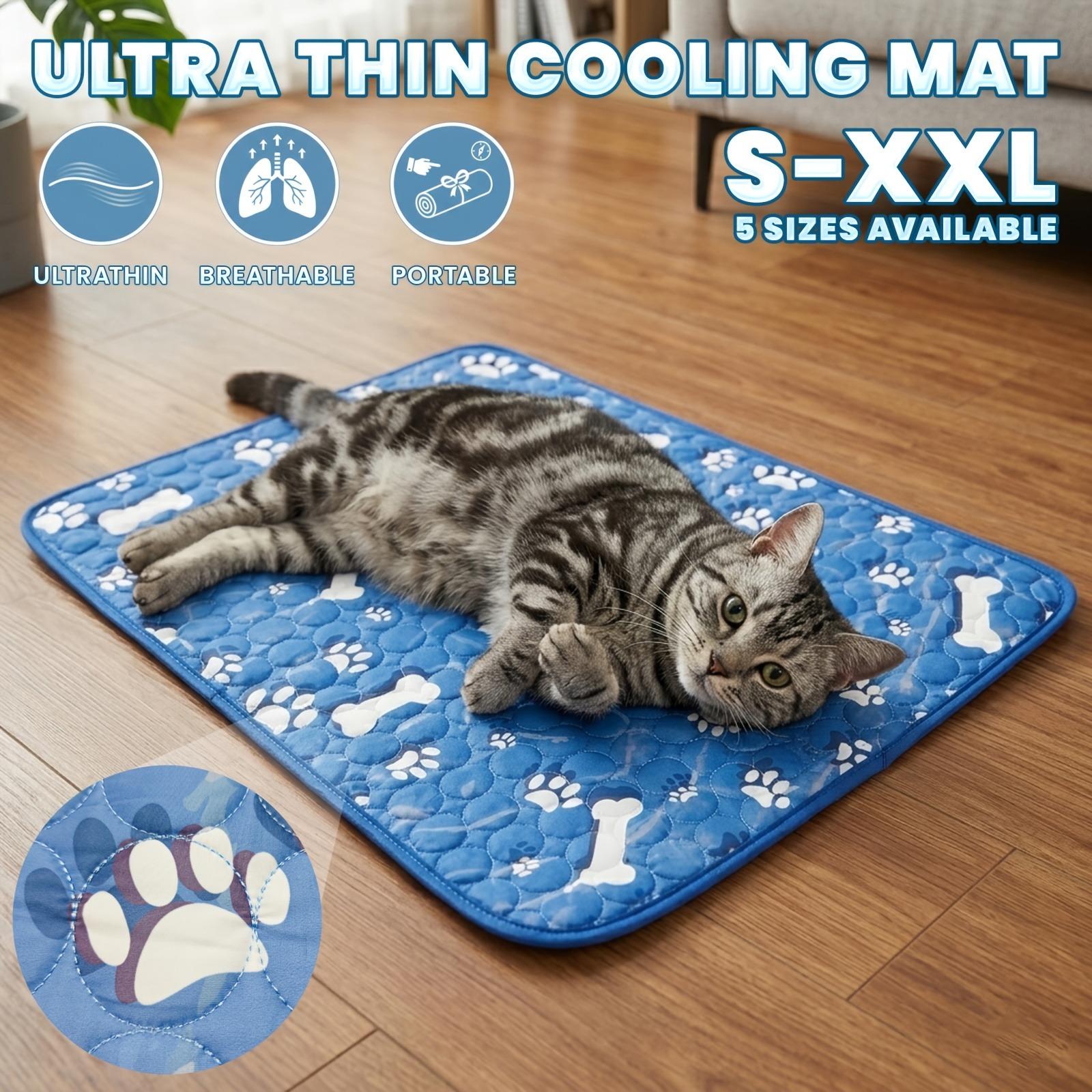Summer Cool Sensation Pet Mat, Four Seasons Universal Cooling Sleeping Pad for Dogs & Cats Indoor Pet Bed