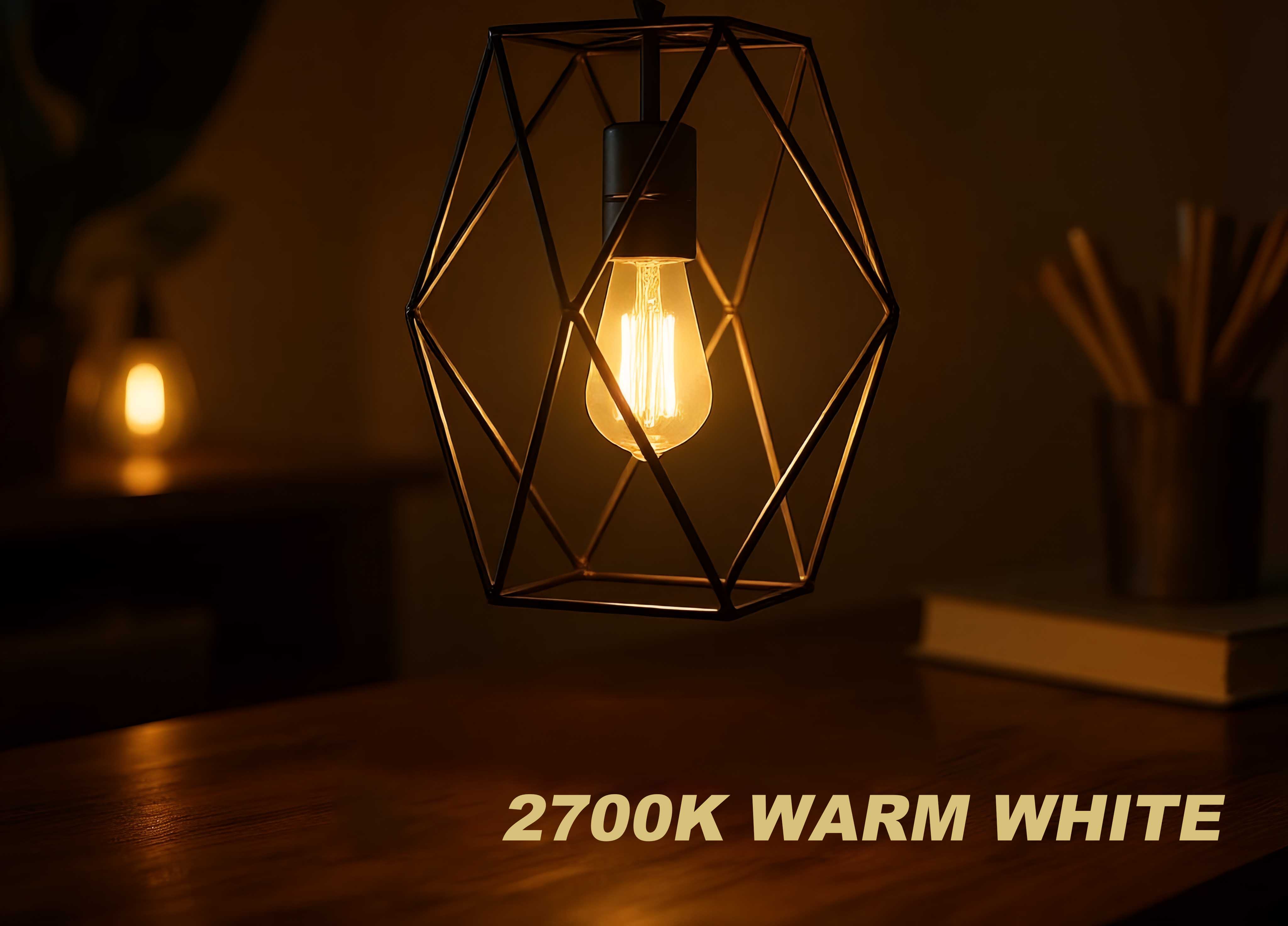 10 PZ Lampadina LED Edison ST64 4W E27 220V Decorazione Vintage Lampada con Filamento in PC Illuminazione Retrò Bianco Caldo Stile Antico per Luci a Stringa