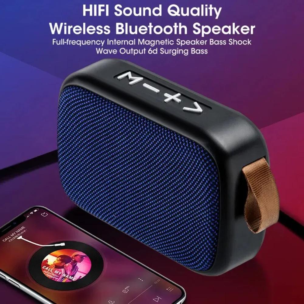 Ny Trådløs Høyttaler Utendørs Bærbar Subwoofer Mini Høyttaler Hjem Klutkort Høyttaler