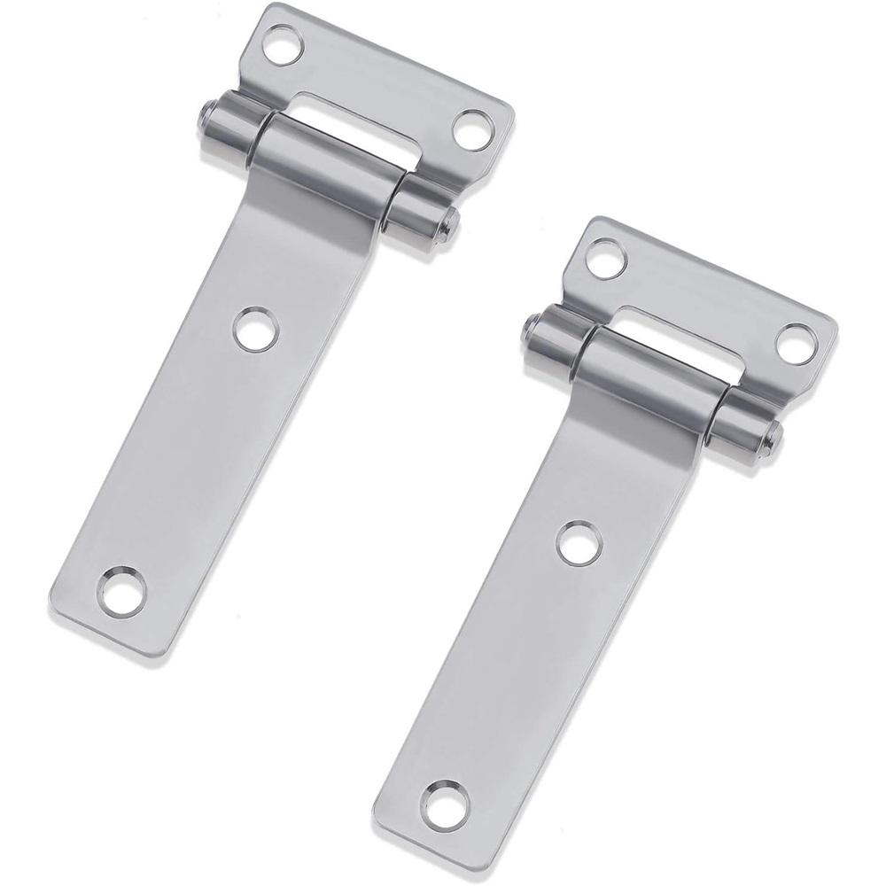  2 Piece T-Container Hitch Highly Polished Solid Forged 304 Stainless Steel T-Hitch 135x58mm For Trucks Vans RVs Trailers Accessories