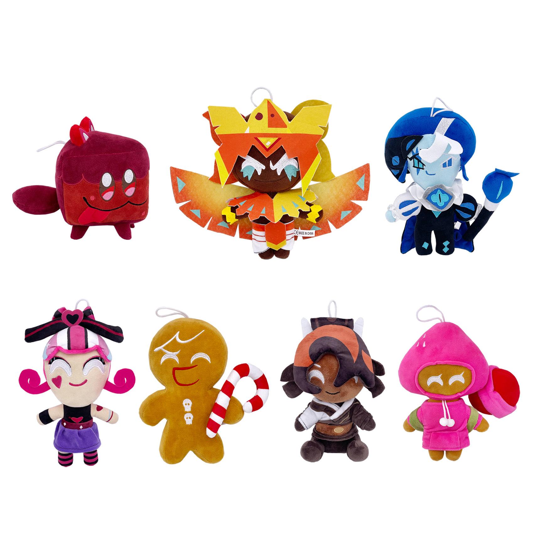 Anime Shadow Milk Cookie Plush Burning Spice Stuffed Doll Cute Pillow Toy for Kid New Year Birthday Gifts
