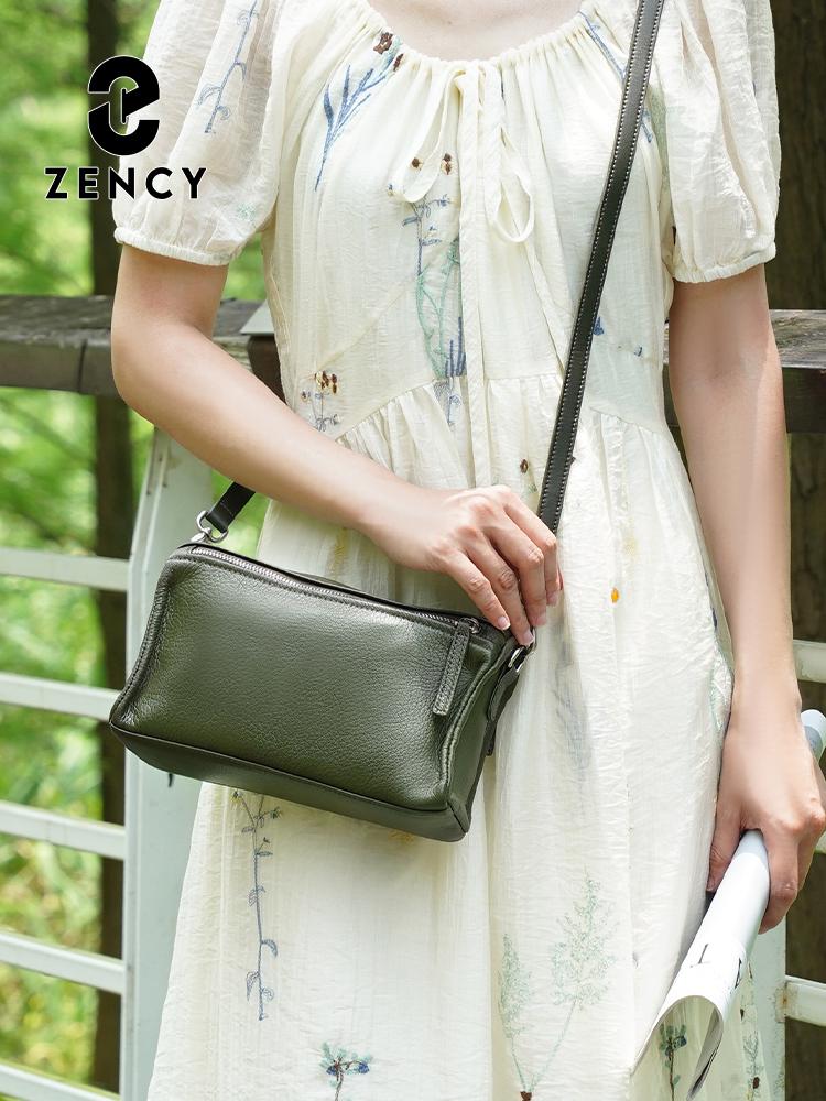 Zency Women's Genuine Leather Bag Ladies Sheepskin Bag Satchels