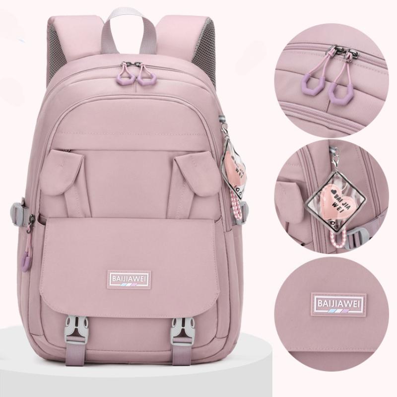 Winter Nieuwe Nylon Rugzak voor Basisschoolleerlingen Groep 4, 5, 6 Grote Capaciteit Tienermeisjes Schooltas Trendy Kinderrugzak