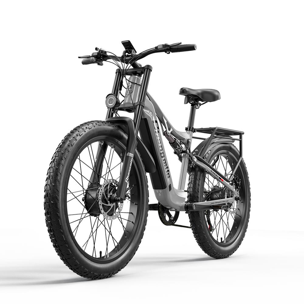 Shengmilo S600 26" Electric Mountain Bike 2000W Dual Motor 48V 17.5Ah Battery