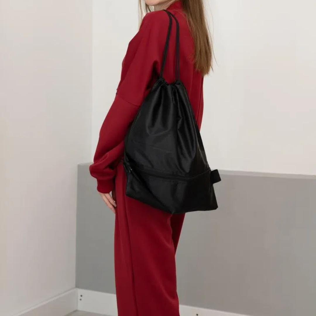 Lightweight Waterproof Drawstring Backpack - Large Capacity Gym Sack for Men & Women, Travel, Sports, Outdoor Activities