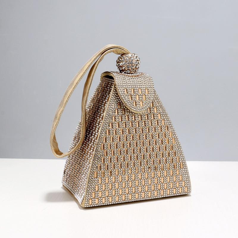 Personalized Three-dimensional Cone Women's Dinner Bag Versatile Evening Dress Cheongsam Clutch Bag Banquet Wedding Party Fashion Female Evening Bags