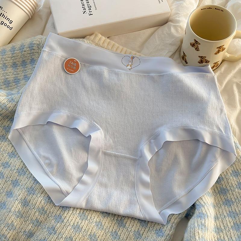 Damen-Höschen in Übergröße, hohe Taille, Slips für Bauchstraffung, Hüfte, transparent, einfacher Stil