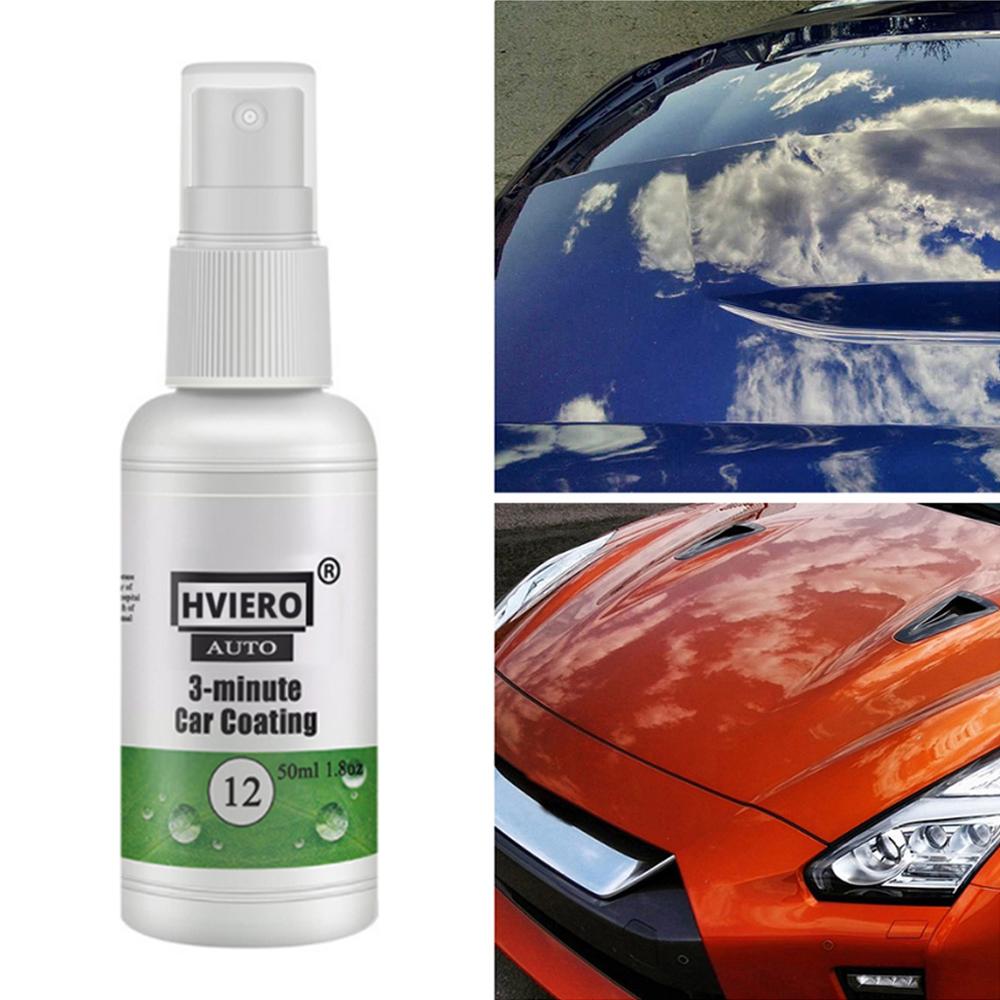 1PCS HVIERO-12 20/50ML Car Accessories Waterproof Coating Cleaning Glass Car Window Cleaner Repair Agent Hydrophobic Coating TSLM1