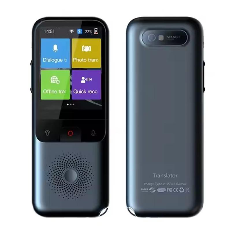 T11 hordozható intelligens hangfordító 134 nyelv, valós idejű beszéd interaktív offline fordítógép üzleti utazás