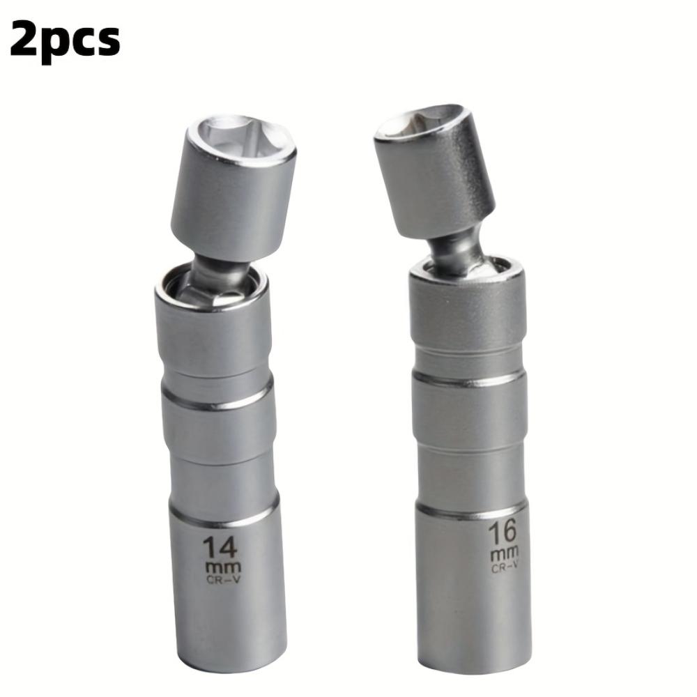 14 mm a 16 mm tenkostenné magnetické račňové objímky - Vhodné pre 3/8" pohon, 12-dielna súprava nástrojov na odstraňovanie zapaľovacích sviečok
