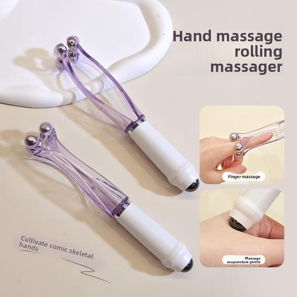 1 Stück Multifunktionaler Finger-Massagegerät Gelenkroller Stahl Magnetperlen-Clip Finger-Massagegerät Schlanke Hand Artefakt