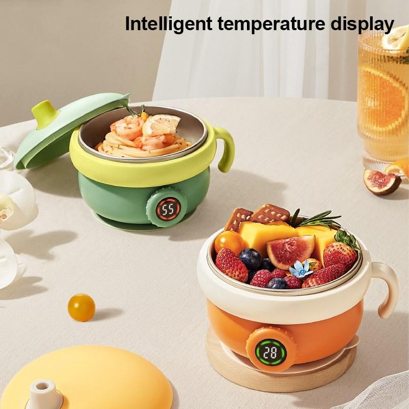 Baby Dishes Bowl Insulation Bowl Temperature Bowl Anti-fall Anti-scald Display Temperature