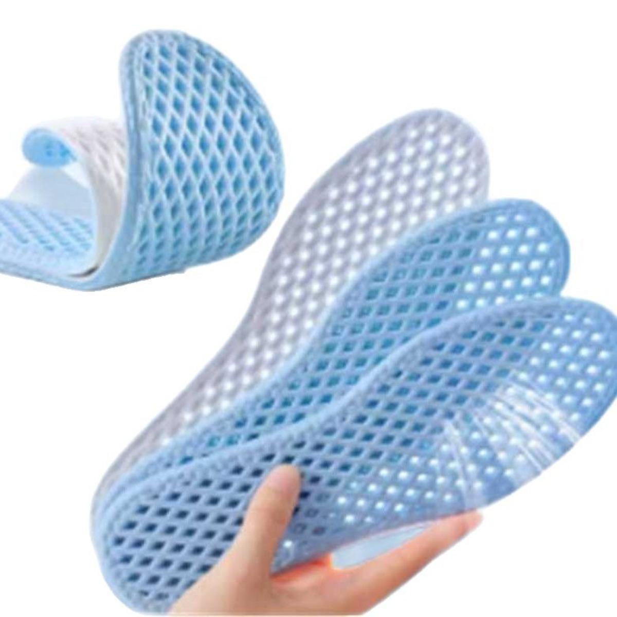 Summer Specific Cool and Antibacterial Sports Insole, Men's and Women's Sweat Absorbing, Odor Proof, Breathable, Bare Feet, Sweat Resistant