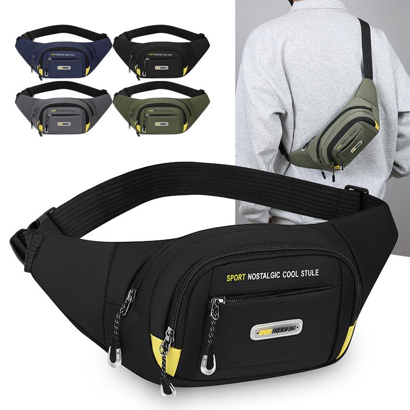 Unisex Mobile Waist Bag - Large Capacity, Water-Resistant, Durable for Work & Travel, Fashion Crossbody Pack Sports Bag