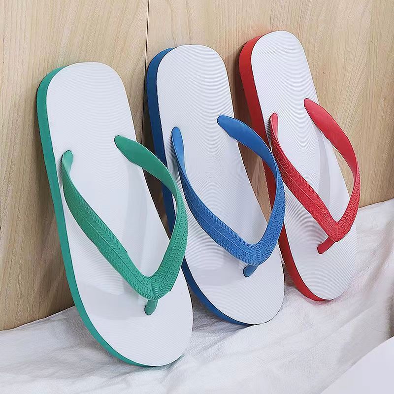 Men's Fashion Flip Flops, Casual Outdoor Beach Slippers, Non-slip Flat Clip Toe Shoes, Lightweight Breathable Summer Sandals