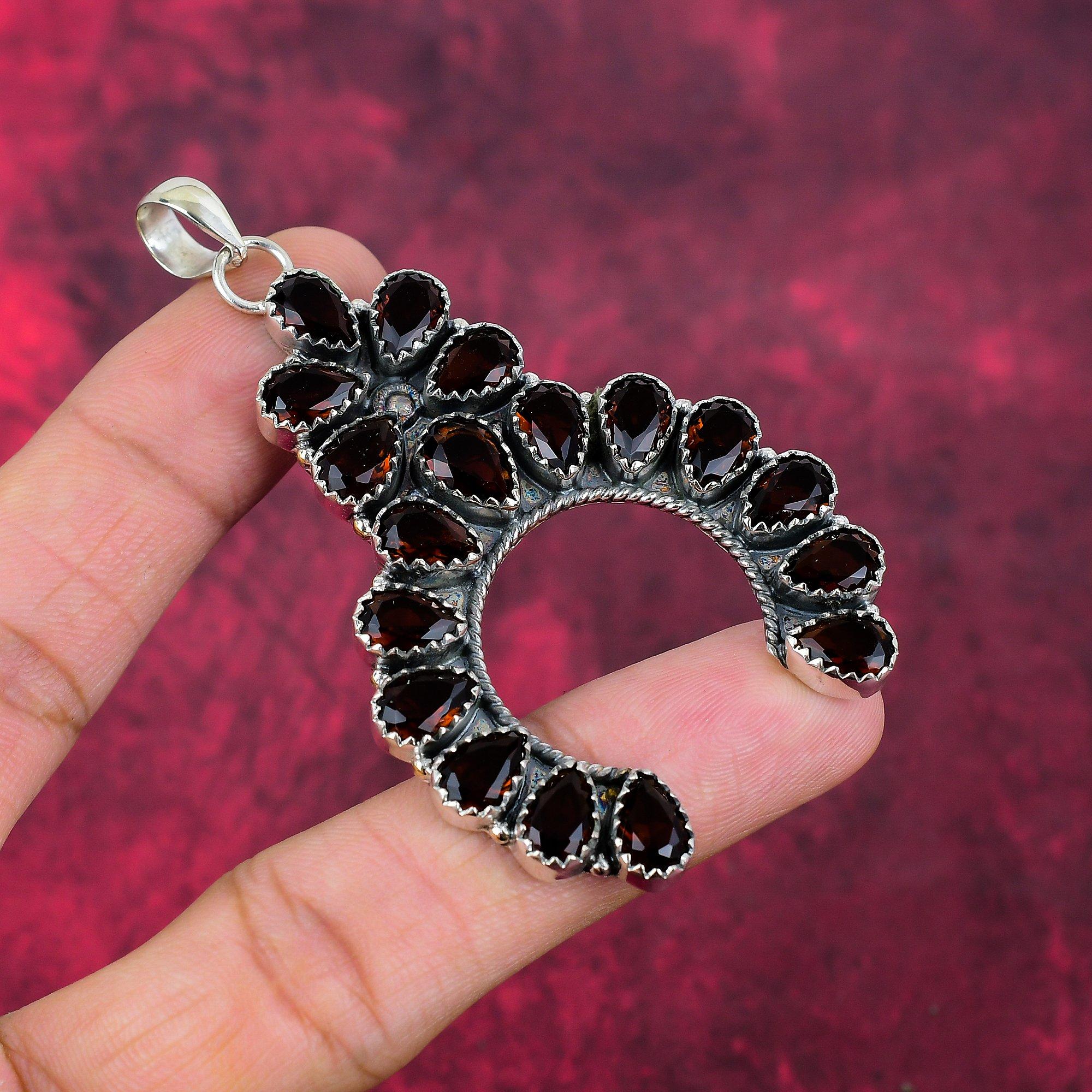 Citrine Pendant Jewelry, Handmade 925 Solid Sterling Silver Jewelry, Beauteous Pendant Jewelry For Women