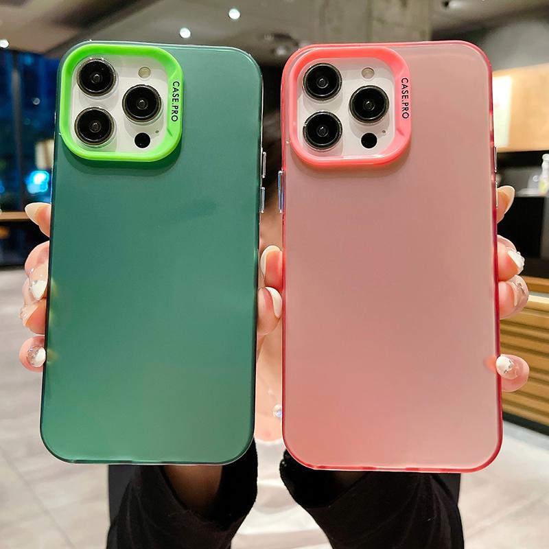 Coque de téléphone tendance colorée argentée double face à bord souple et rigide, couverture complète antichoc pour Xiaomi Redmi Poco