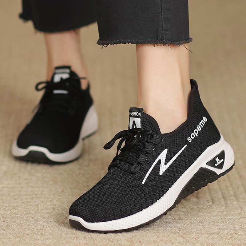 Women's Breathable Shoes, Women's Casual Shoes, Sports Single Shoes, Fly Woven Women's Shoes