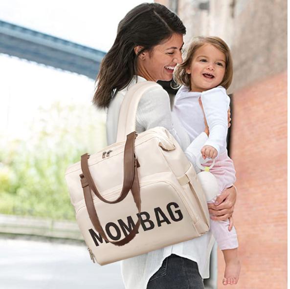 New Large Capacity Multi Functional Diagonal Cross Insulated Maternity And Child Bag For Delivery Mommy Backpack MOM+BAG
