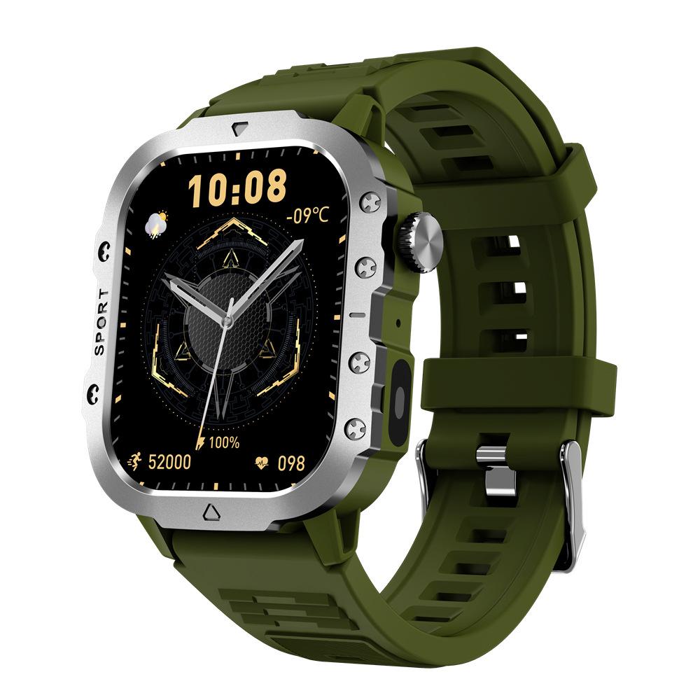 GPS Sport Smart Watch Waterproof Call Military Outdoor Flashlight Smartwatch Men Women Business Watches