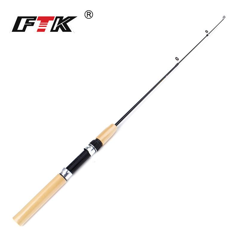 Winter-Eis-Angelruten FTK 55 cm/21,65 Zoll 65 cm/25,59 Zoll/75 cm/29,52 Zoll CW10-20G Eis-Angelrollen Winter-weiche Angelruten Karpfenangeln