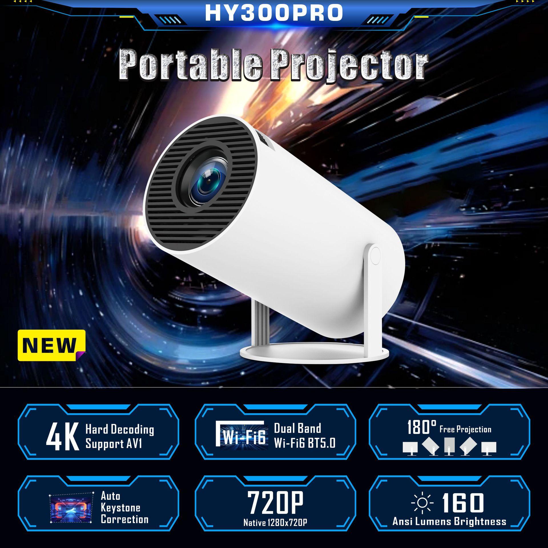 4K MINI Projector TV Home Theater HD True 1080P WIFI Portable Projectors Cinema Android IOS For Mobile Phone