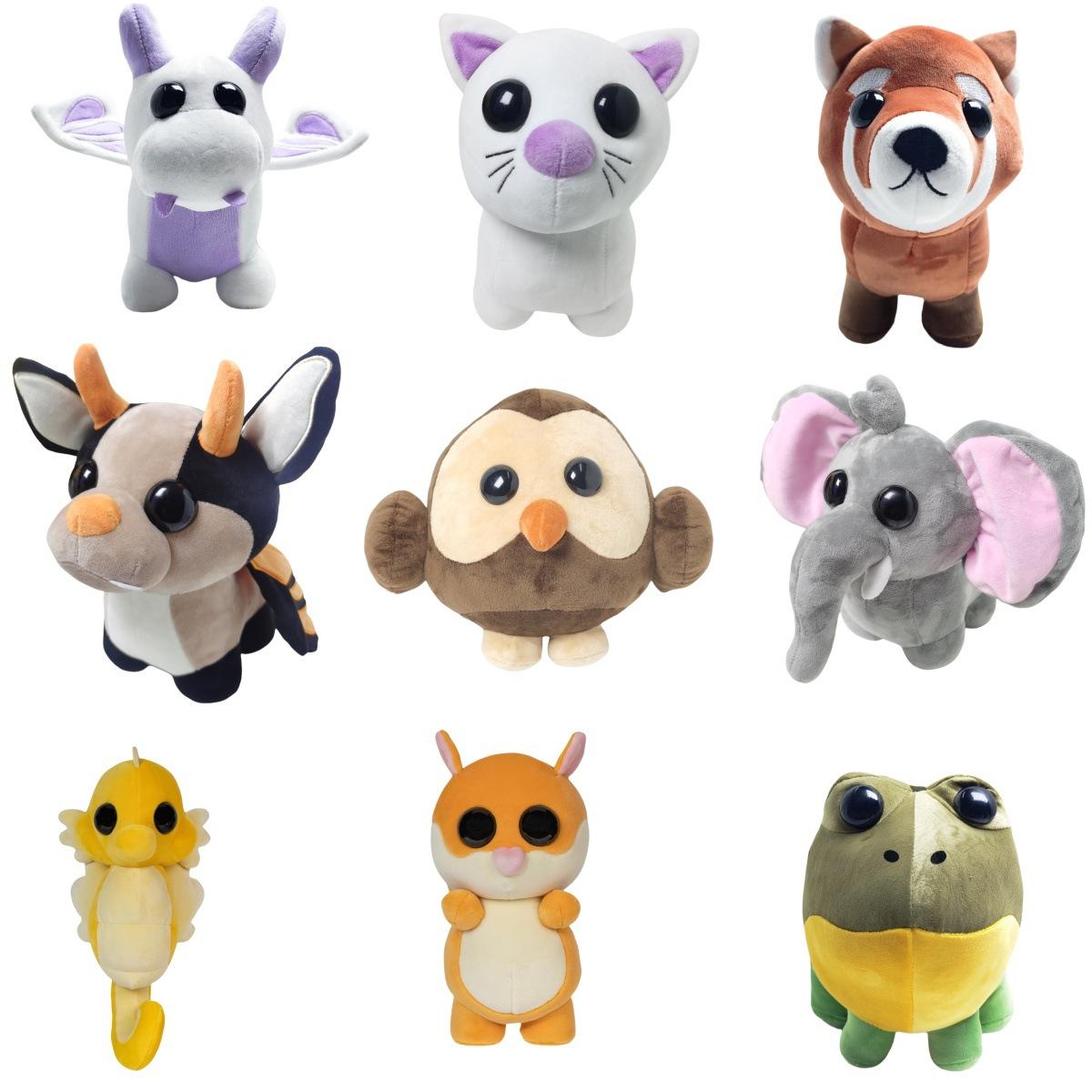 Anime Adopted Me Pet Bat Dragon Plush Toy Shadow Dog Stuffed Animal Doll Birthday Christmas Gift