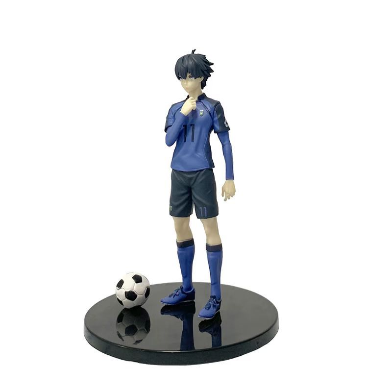 Anime Blue Lock Chigiri Hyoma Figure Model Toy Gift Collection Action Figure PVC Standing Football Doll