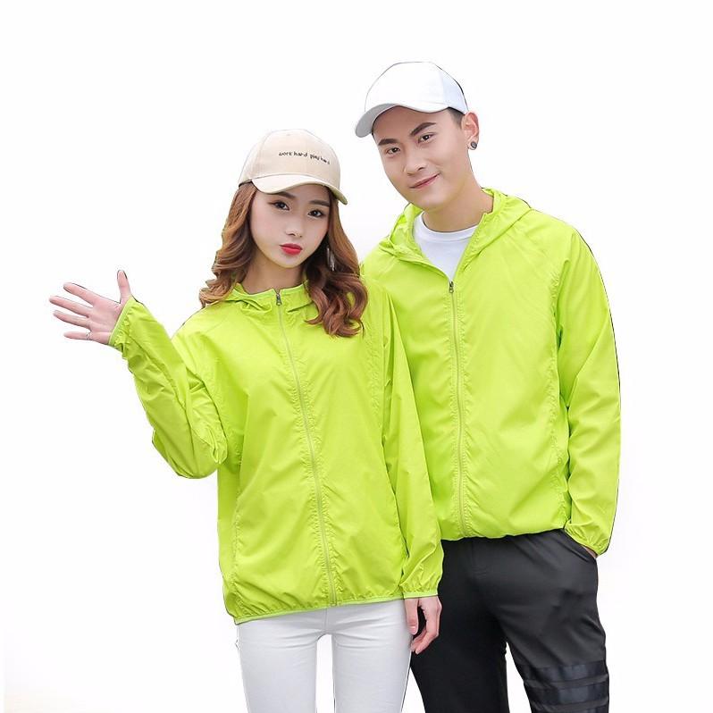 Jachetă cu glugă cu protecție UV pentru alergare sport, pliabilă, ultra ușoară