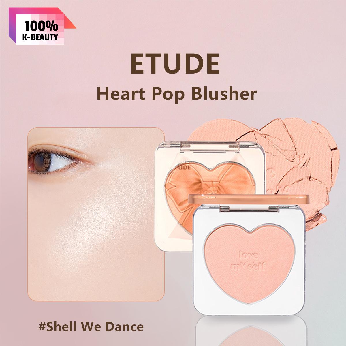 ETUDE Heart Pop Blusher  Shell We Dance  4g/0.14oz