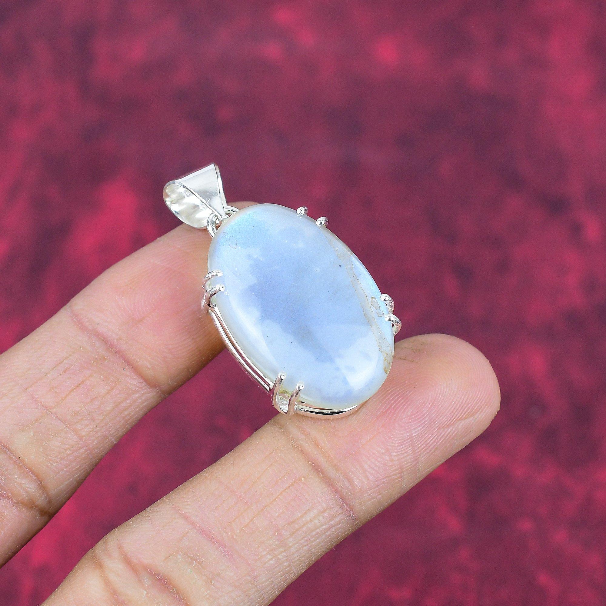 Rainbow Opal Jewelry, 925 Solid Sterling Silver Pendant Handmade Gemstone Jewelry, Gifts For Wife Brand New Pendant