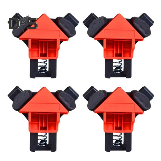 4PCS 90 Degree Right Angle Clamp Picture Frame Woodworking Corner Clamp