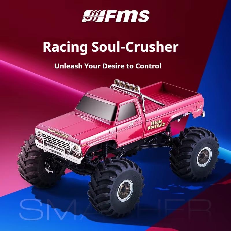 FMS 1/24 Crusher Horolezecké auto RC Dálkové ovládání Terénní vozidlo Horolezecké auto Pohon všech kol Elektrické vozidlo Model auta RTR