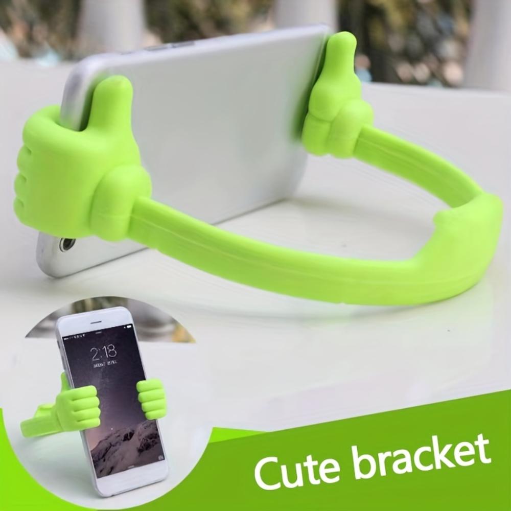 Creative mobile phone holder, thumb holder, desktop holder, portable holder, digital, cute holder.