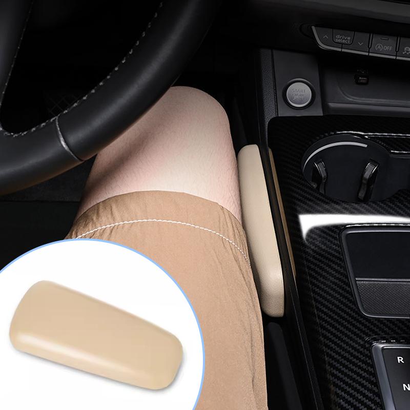 Coussin Universel Genou/coude Pour Voiture - Mousse Mémoire Forme, Adhésif - Noir - Pour Console Centrale, Portière
