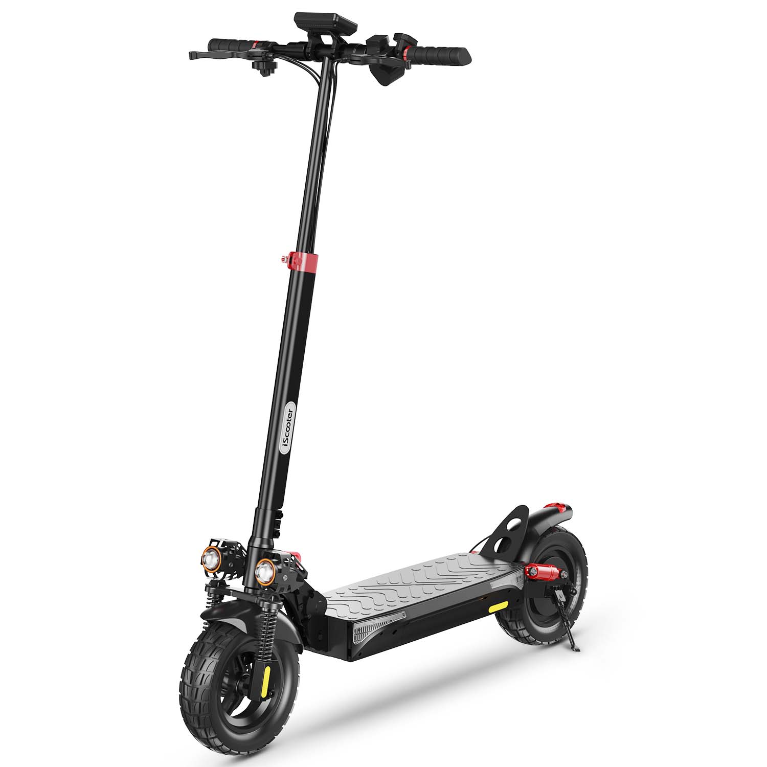 10" 800W iScooter Electric Scooter 48V15Ah, 40km/h Max Speed Off-Road E-Scooter LCD Meter, APP Control, Foldable Design City Commuter E-Scooter