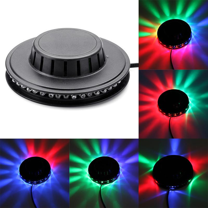Sound Activated Rotating Disco Light Bar Stage Lamp USB RGB LED Ball Party KTV Stage Lights