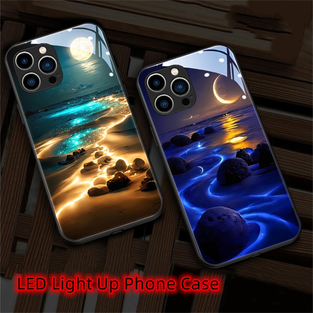 Stylish LED IPhone Case - 7-Color Flashing Cover