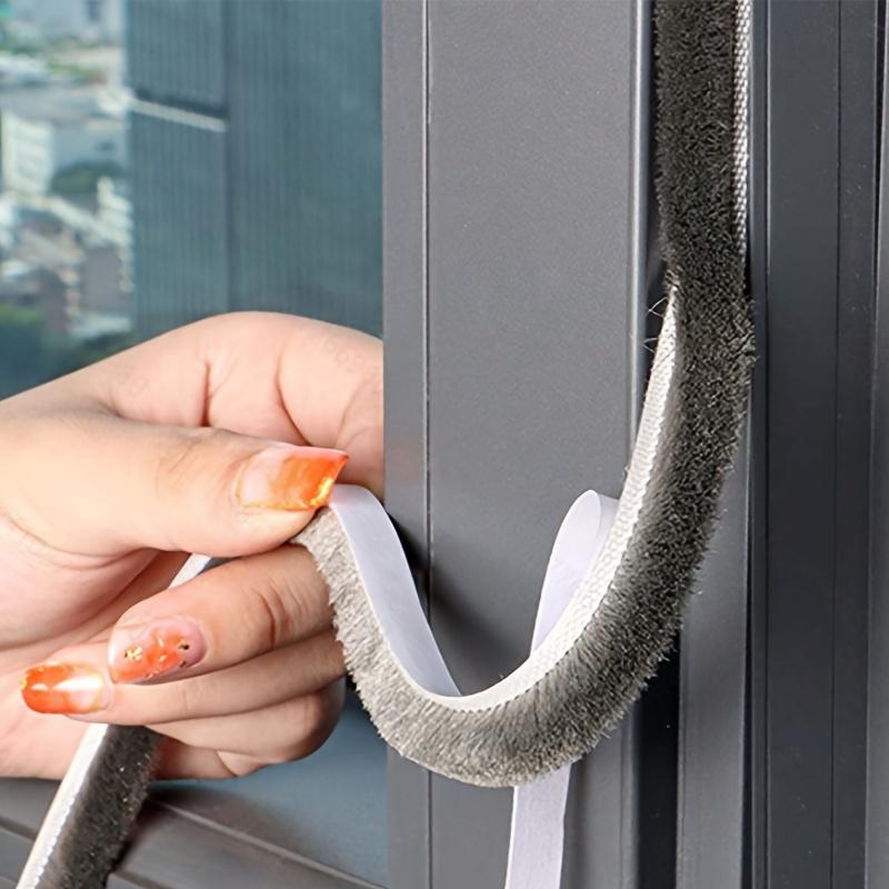 Self-Adhesive Door Window Sealing Strip,Draft Stopper with Adhesive Backing for Aluminum Alloy Windows Wooden Doors, Collision Prevention Seal Strip