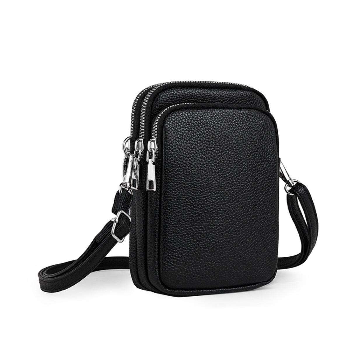 Soft Leather, Mobile Wallet, Women's Phone Bag, Shoulder Bag, Crossbody Bag