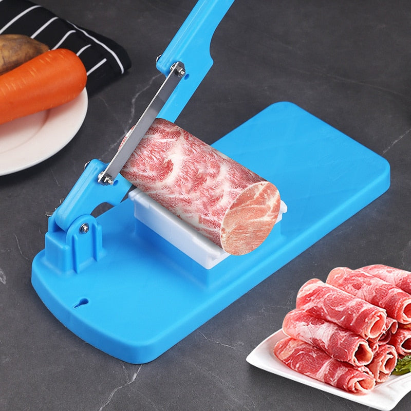 Multi-Functional Food Slicer,Detachable for Frozen Meat, Potatoes, Bananas, Apples & More for Home Kitchen Use, Slicing and Dicing, Kitchen Slicer