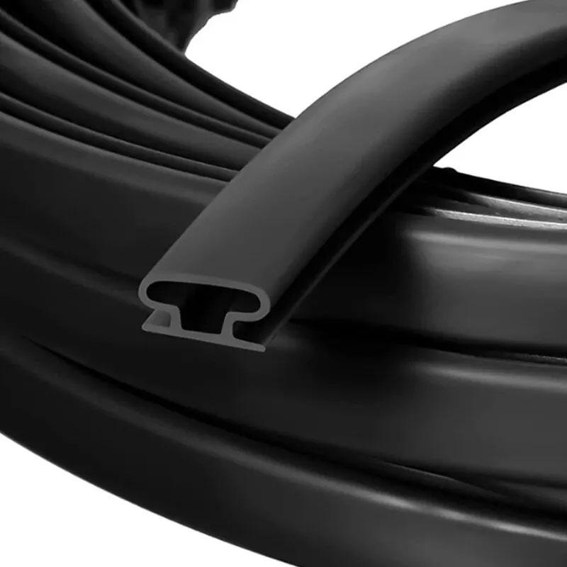 SEAMETAL 6 Meters Door Window Sealing Strip TPE Weatherproof Anti-Collision Strip Sound Insulationself-Adhesive