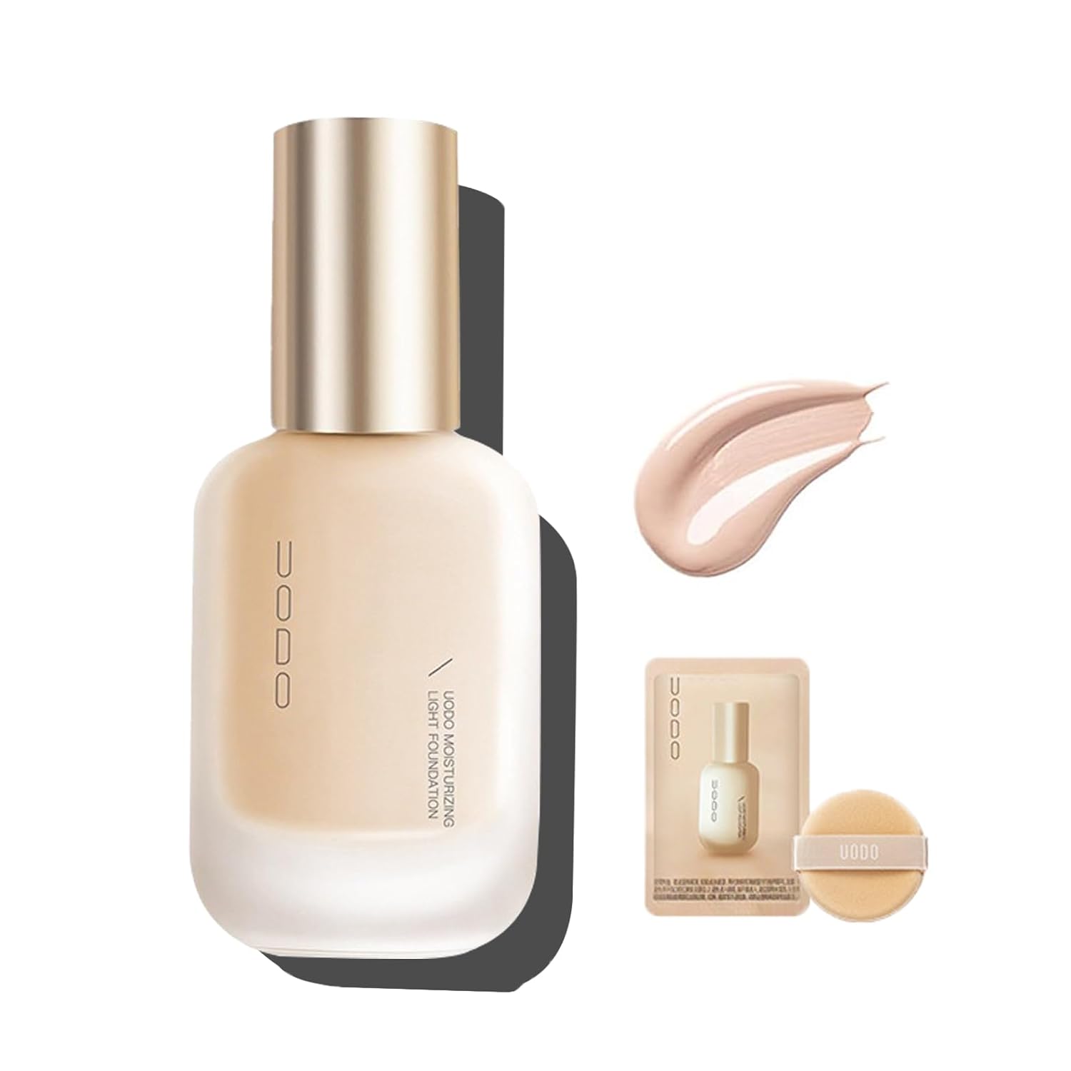 Uodo High Coverage Lasting Liquid Foundation, Longwear Makeup Base BB Cream