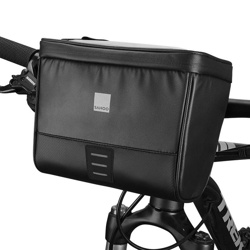 Cycling Waterproof Touch Screen Map Handlebar Bicycle Bag Bike Phone Camera Pannier