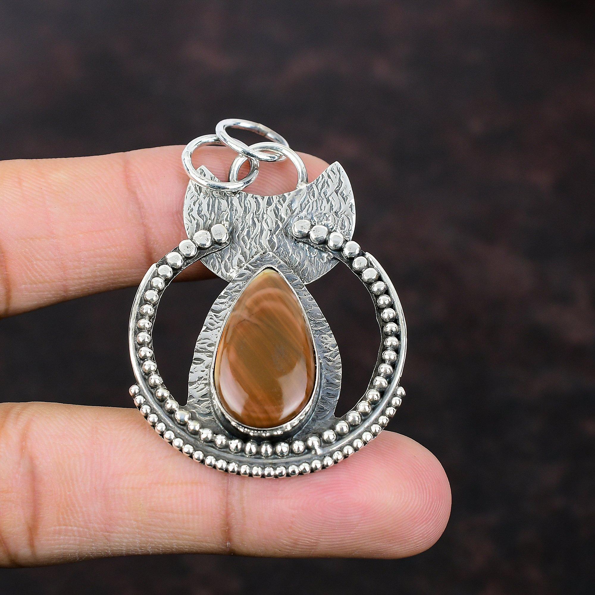 Imperial Jasper Pendant 925 Sterling Silver Pendant Handmade Amazing Jewelry High Quality Gemstone Pendant Gift For Friend Brand New Jewelry