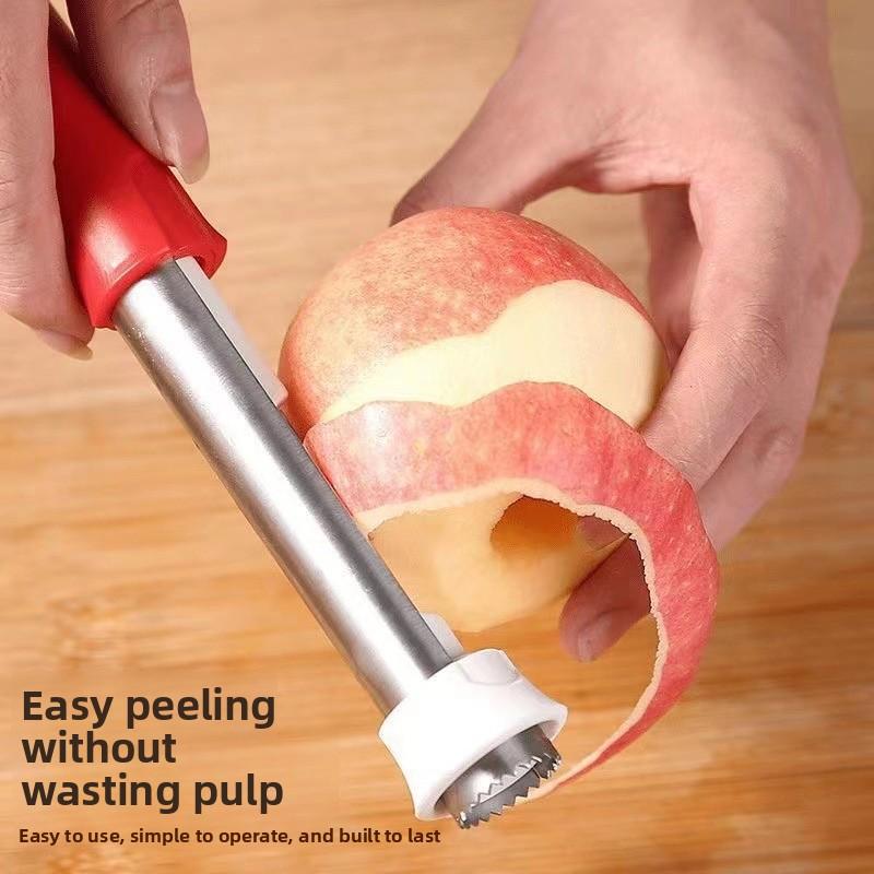 2 In 1 Retractable Stainless Steel Fruit Corer, Apple Corer, Pear Corer, Retractable Fruit Peeler